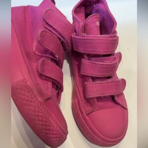 Kids Pink High-Top Sneakers